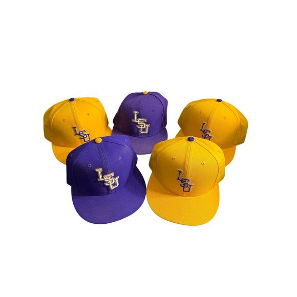 LSU Hat Bundle – 5 Hats (Gold & Purple) – 2025 National Championship Team - Picture 3 of 5
